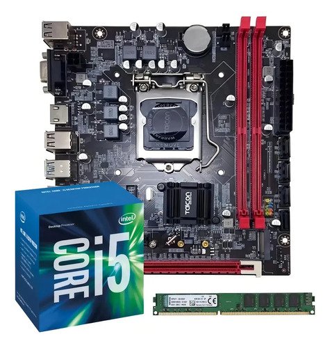 Kit Core Intel I5 6500 H110m 16gb Ddr4 2666mhz Micro Atx Socket 1151 Preto