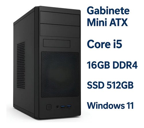 Computador Intel Core I5 6a Geração | 16gb Ddr4 | 512gb Ssd 512 Gb 16 Gb Intel Graphics H110